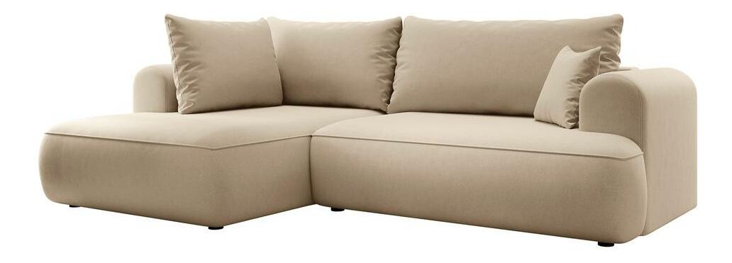 Kutna garnitura Olivo II (L) (bež + crna)