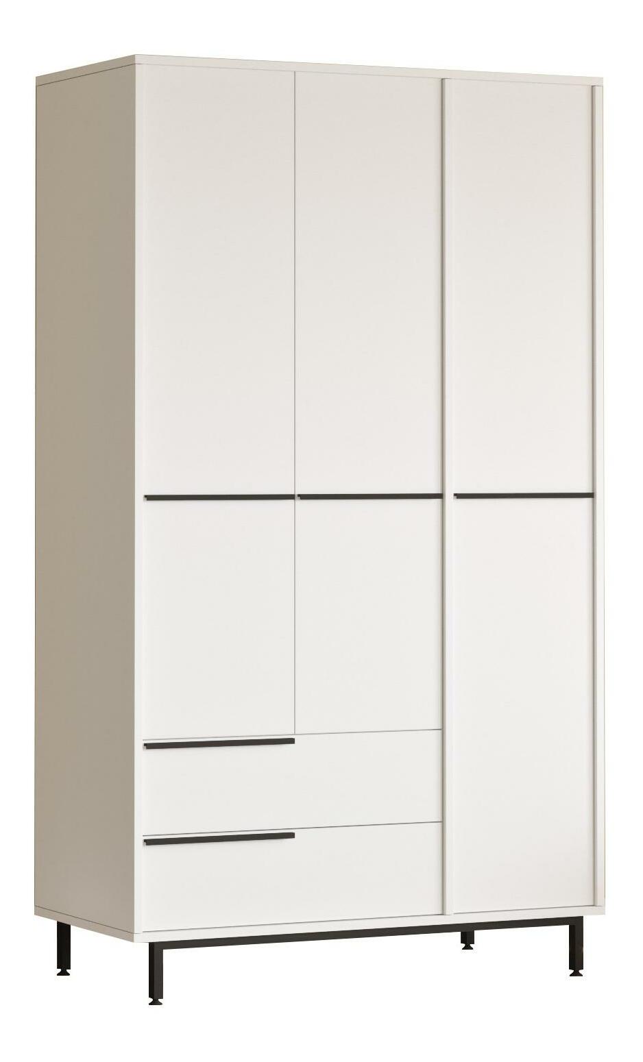 Dulap de haine Otto 15 (alb + negru)