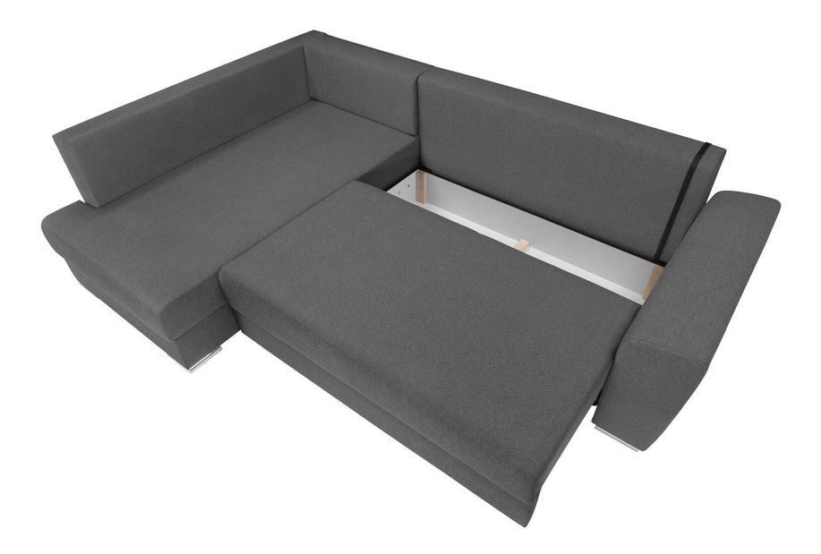 Rohová sedačka BRW Allison LUX REC.3DL (sivá) (L)