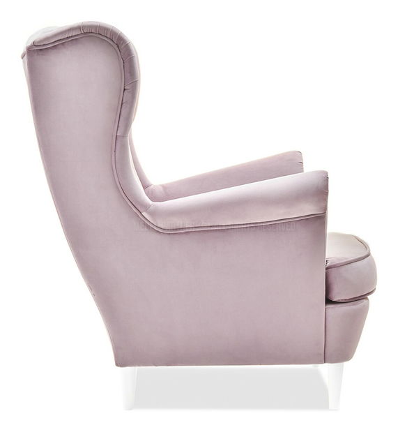 Kreslo ušiak Margis (čierna)