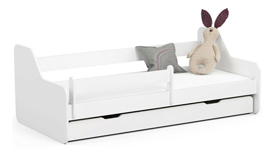 Gyerekágy 180x80 cm (ráccsal és matraccal) Legitima 180x80 cm (fehér)