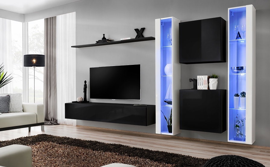 Mobilier living Soham 26 WS SW 16 (cu iluminat)