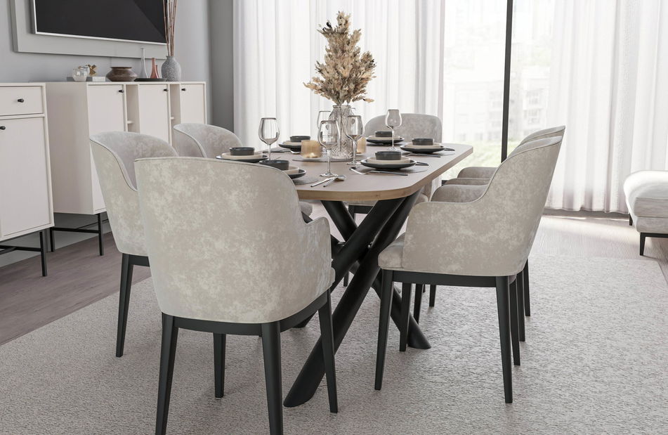 Jedálenský stôl Ossla (dub artisan)