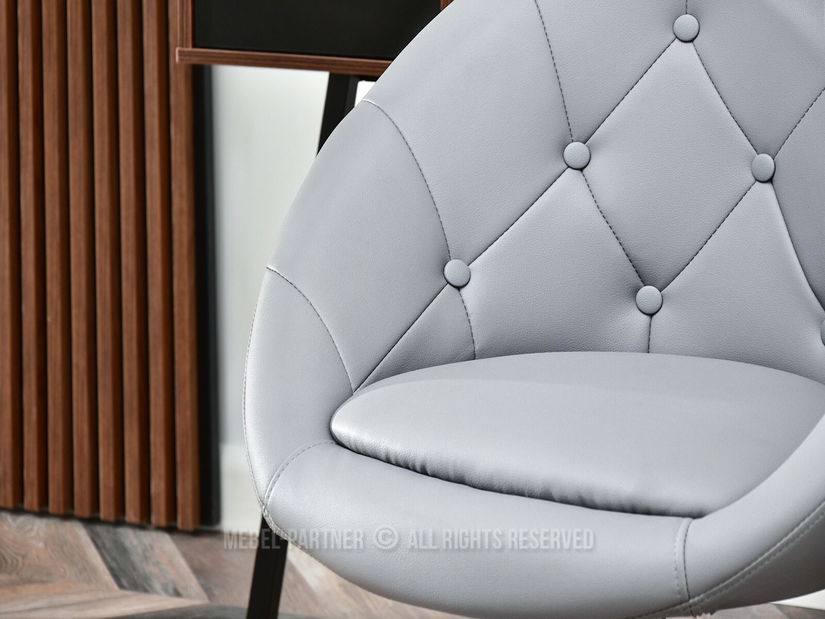 Fotel Lush 4 (szürke + króm)