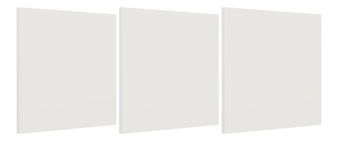 Set 3ks. dvierok Metros 6 (biela)