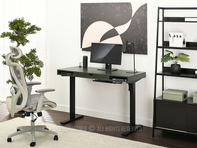 Masă PC Osto 120 (verde + negru)