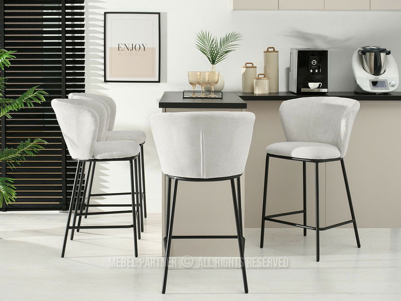 Barska stolica Kurkum (siva + crna)