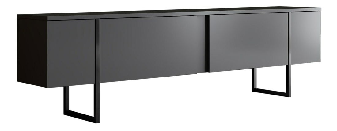 Set za dnevni boravak Luna 2 (antracit + crna)