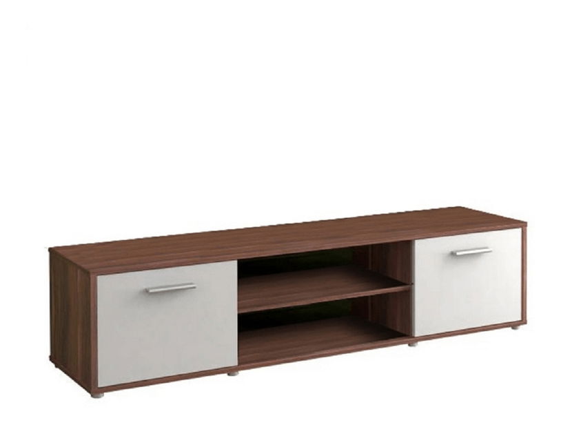TV stolík/skrinka Zelia (slivka+biela)