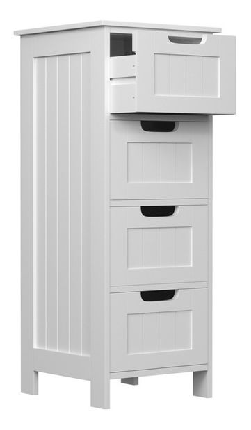 Kúpelňová skrinka Lanark (biela)