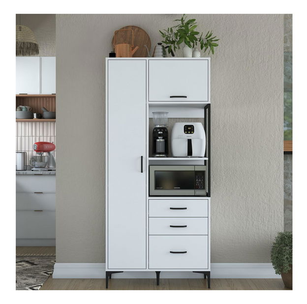 Dulap cu rafturi Jenaretta 112 (alb)