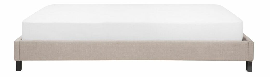 Franciaágy 140 cm ROXENNE (ágyráccsal) (bézs)