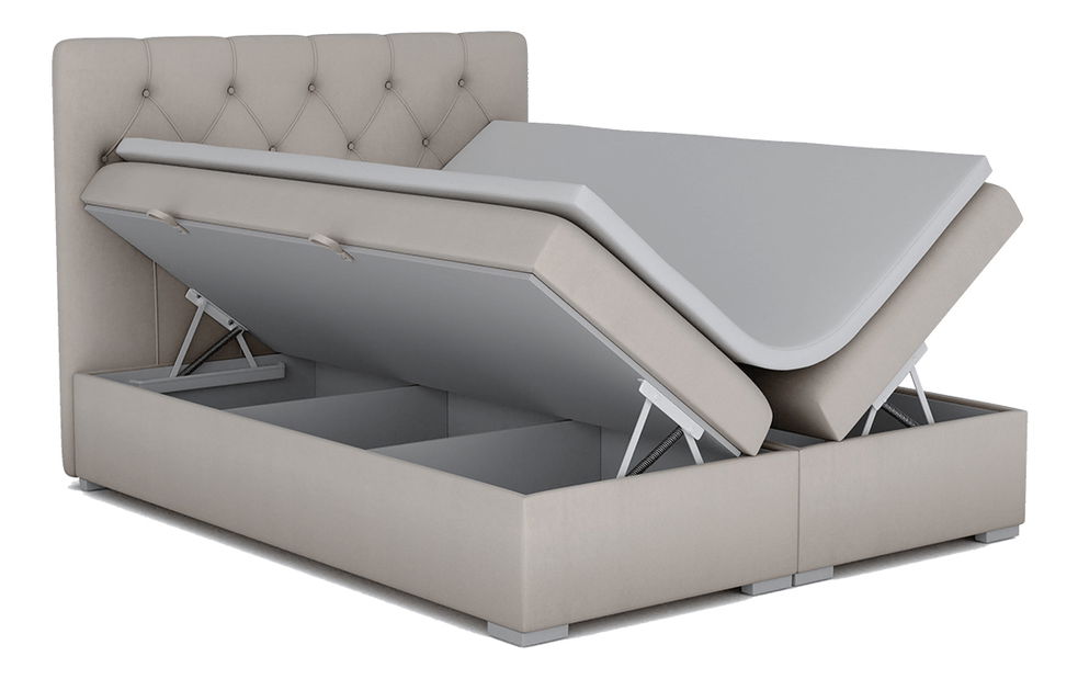 Manželská posteľ Boxspring 160 cm Elaine (s matracmi)