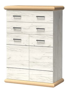 Komoda Kenny 06 (craft biely + craft zlatý) *výpredaj