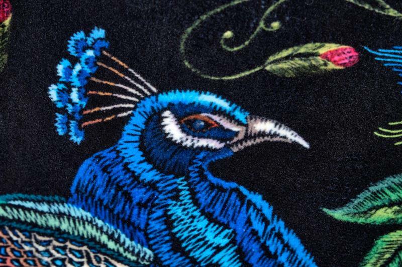 Relax fotel Palmira (sötétkék + fekete)