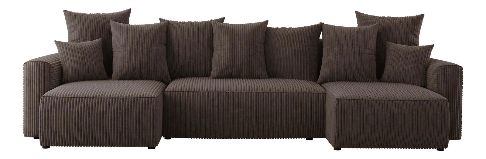 Rohová sedačka Denia U (čokoládová)
