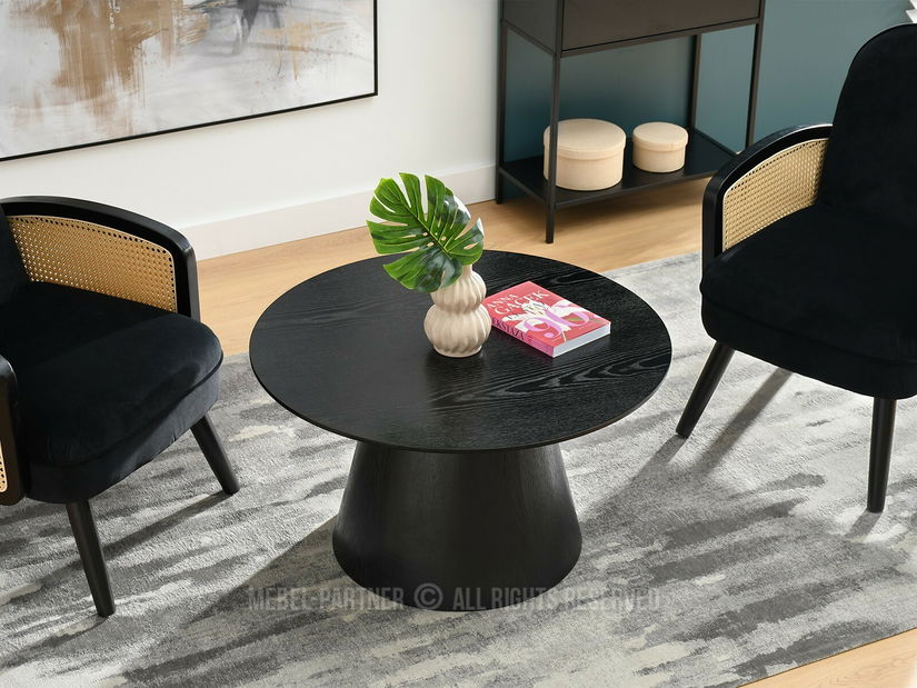 Stolić za kavu Otava 80 (crno drvo + crno drvo)