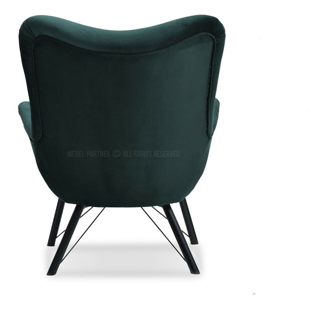 Fotoliu relax Dawntawn (verde + negru)