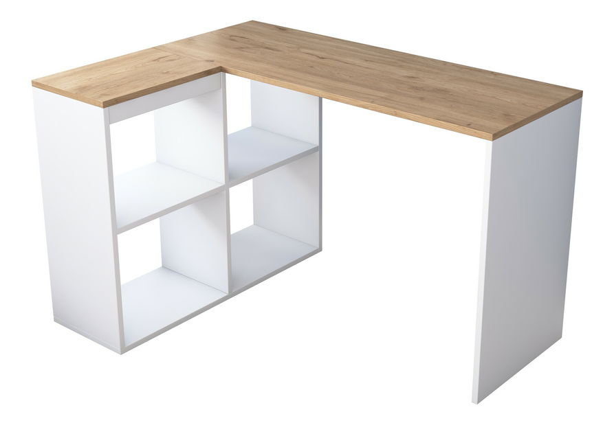 Masă PC Haiti 113 (Stejar + Alb)