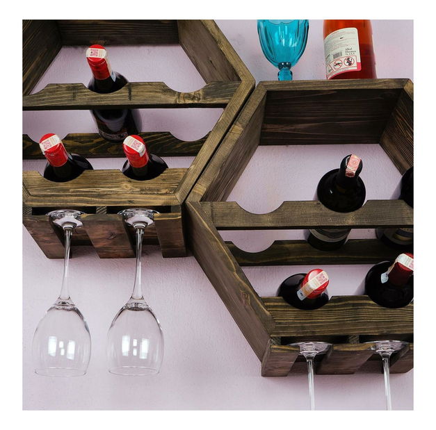 Kuchynská polica Baboma 15 (dub tmavý) 