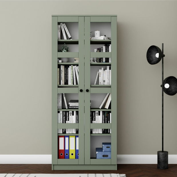 Vitrína Luckiny V (zelená)