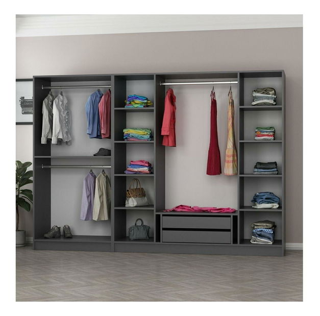 Dulap de haine Kalia 5091 (antracit)