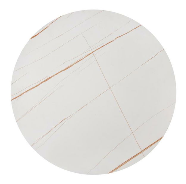 Dohányzóasztal szett (2 db.) Fantoma (fehér márvány + arany)