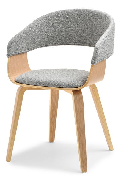 Scaun Renzo (gri + stejar) *lichidare de stoc