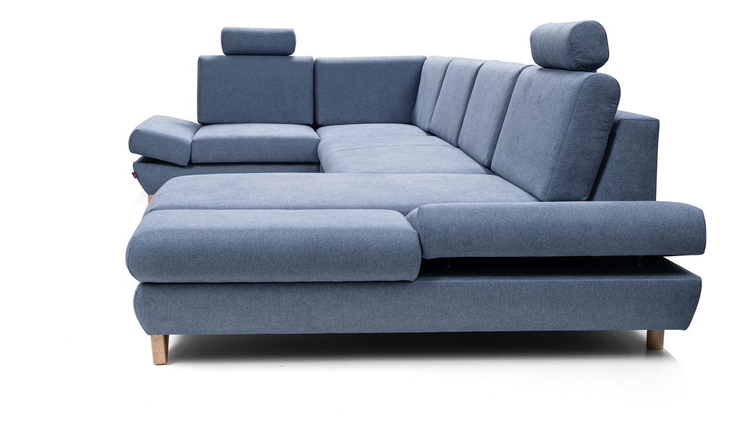 Kutna garnitura Aveley IV (plava) (D)