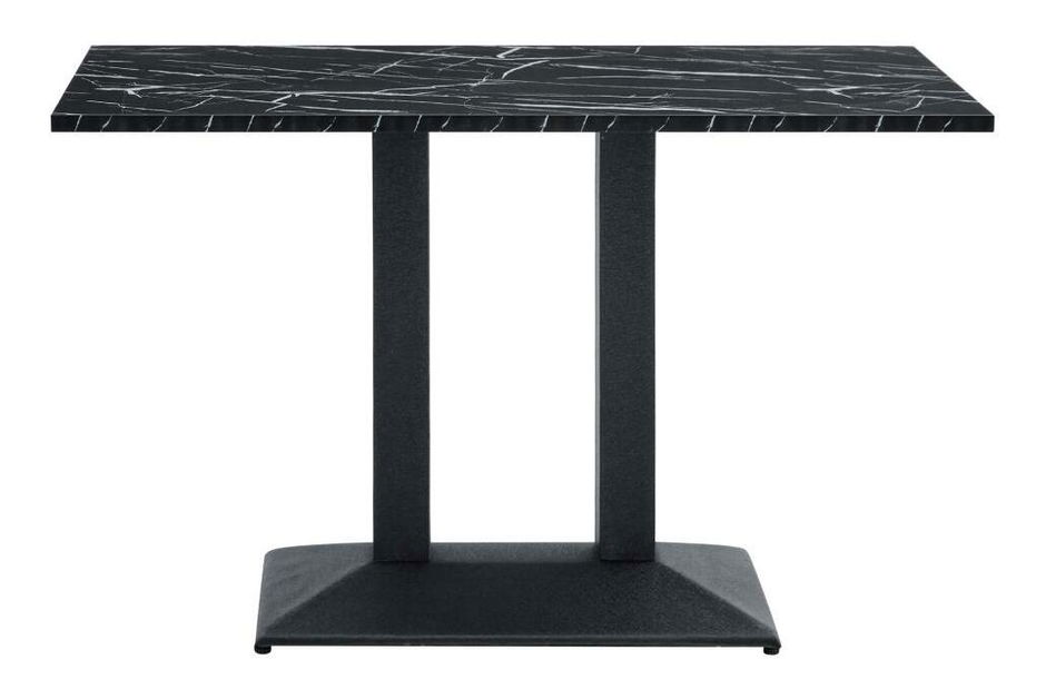 Étkezőasztal Rahola 2 (fekete márvány + fekete) (4 fő részére)