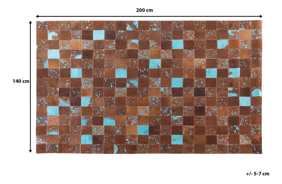 Covor 200 cm Alisa (turcoaz)