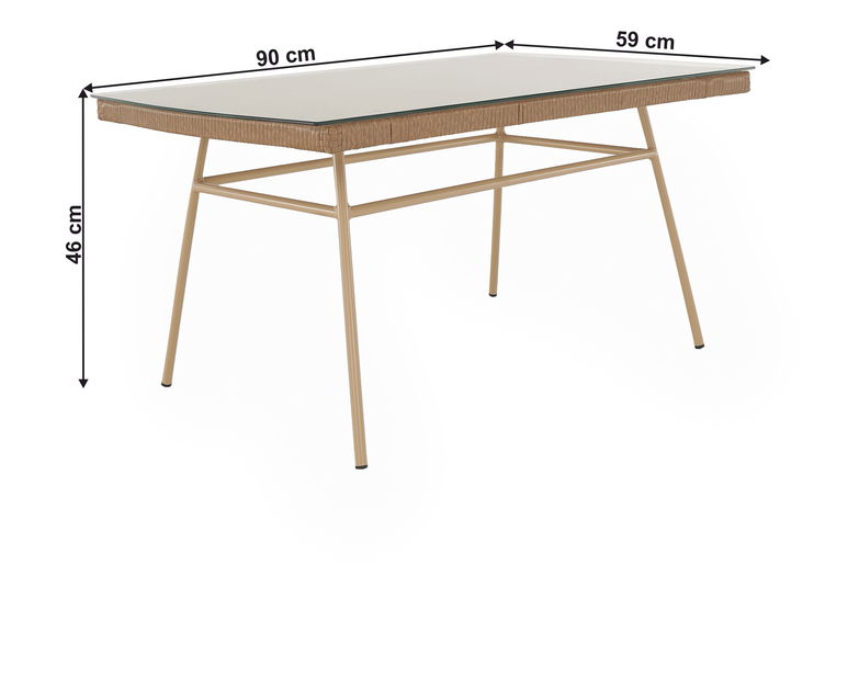 Set de grădină Tojun (pentru 4 persoane)