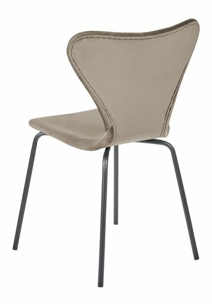 Set 2 ks jedálenských stoličiek Baylor (béžová + čierna)