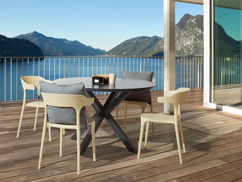 Set 4 ks jedálenských stoličiek Gerry (béžová)