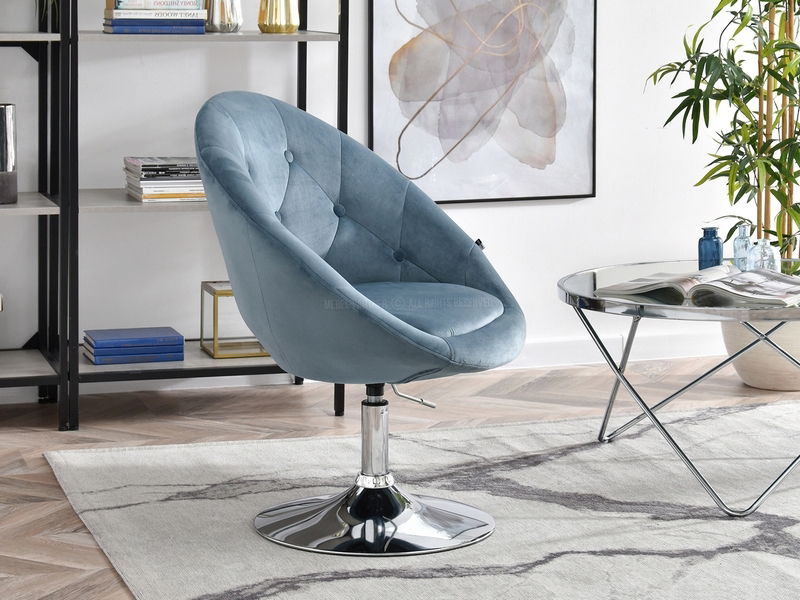 Fotel Lush 3 (kék + arany)