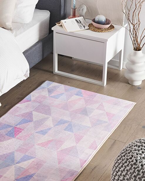 Koberec 80x150 cm KARTALY (polyester) (modrá)