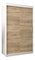 Ormar za garderobu 120 cm Toki (bijela mat + hrast sonoma)