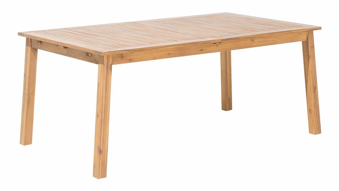 Set de masă pentru grădină Cessi (lemne deschis) (cu 2 șezlonguri)