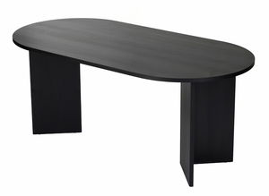 Masă de sufragerie Sublina (lemn Negru)