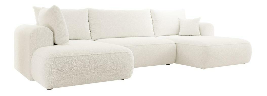 Colțar în formă de U Olivo U (S) (crem + negru)