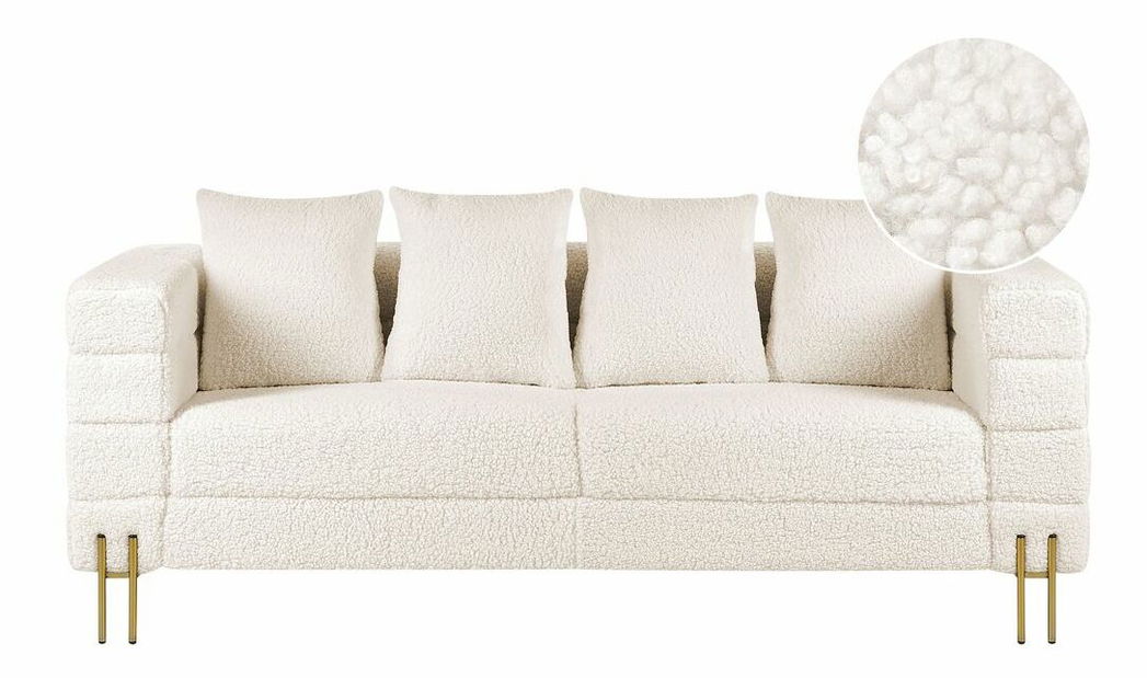 Pohovka trojsedačka Guinness (biela)