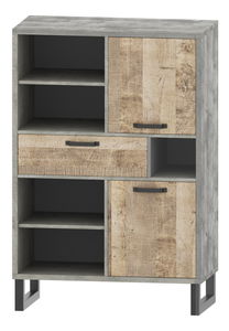 Raft Bennie 2D1S (gri + Stejar nisipiu)