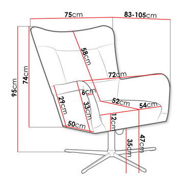 Relaxačné kreslo Zehryf (tmavozelená) *bazár
