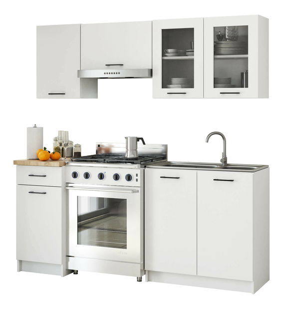 Gornja kuhinjska vitrina Organo 580 (bijela)