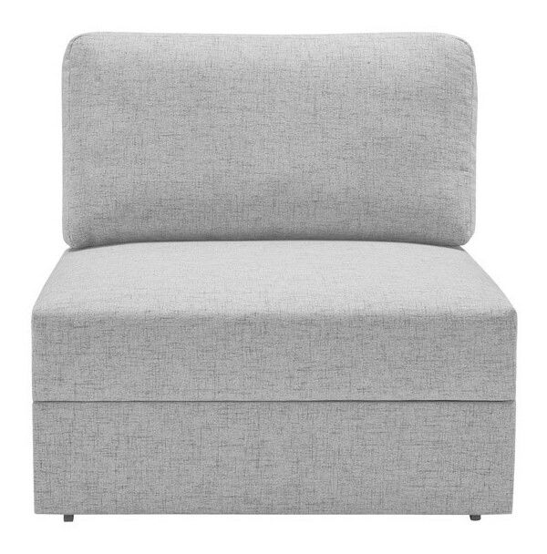 Fotoliu fără brațe Lilian 1,5BK (Gri)