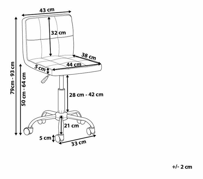 Scaun de birou Marlon (bej)