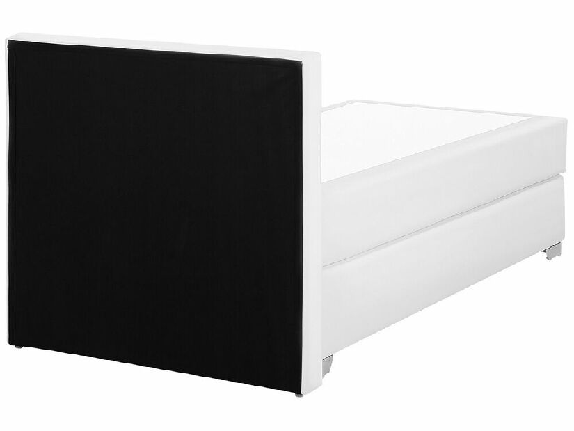 Jednostruki krevet Boxspring 90 cm PREMIER (s madracima) (bijela)