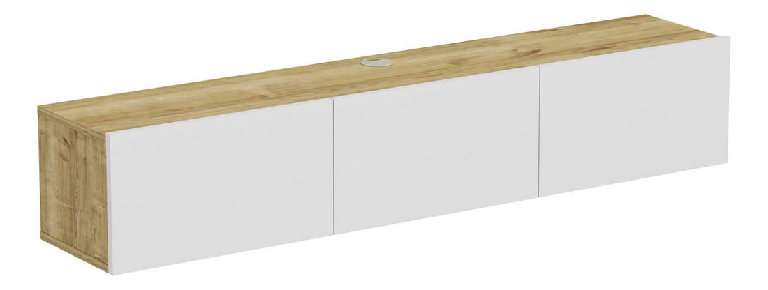 Masă TV/Dulap Asir Denny (stejar + alb)