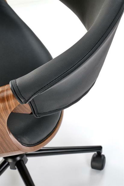 Irodai fotel Balbo (fekete + dió)