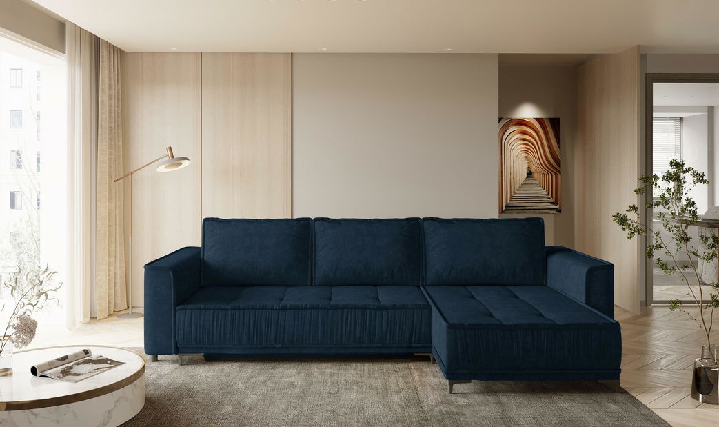 Kutna garnitura Darandenos S (tamnoplava) (D)